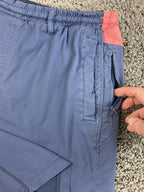 Birddogs Boomstick Gym Shorts Mens Blue Pink Lined Athletic Workout Sz XL