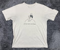 Uniqlo x Yu Nagaba Peace For All  Graphic T-Shirt Cream 100% Cotton Sz XL