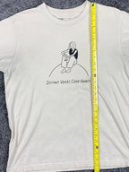 Uniqlo x Yu Nagaba Peace For All  Graphic T-Shirt Cream 100% Cotton Sz XL