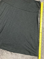 Toad & Co Chaka Skirt Womens Charcoal Gray Stretch A Line Pull On Sz M