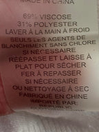 Elie Tahari White Square Neck Ruffle Sleeve Knit Top Womens Sz L