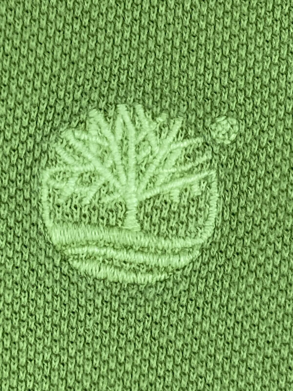 Timberland Mens Polo Shirt  Lime Green Short Sleeve Organic Cotton NWT Sz Medium