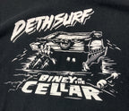 Gildan Dethsurf “Biney in the Cellar” Black Band T-Shirt Men Sz 2XL Heavy Cotton