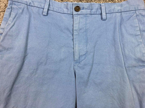 Banana Republic Aiden Men’s Shorts Size 32 Blue Stretch Chino Cotton