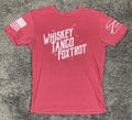 Grunt Style Whiskey Tango Foxtrot Red Graphic T-Shirt  American Flag Sz Medium