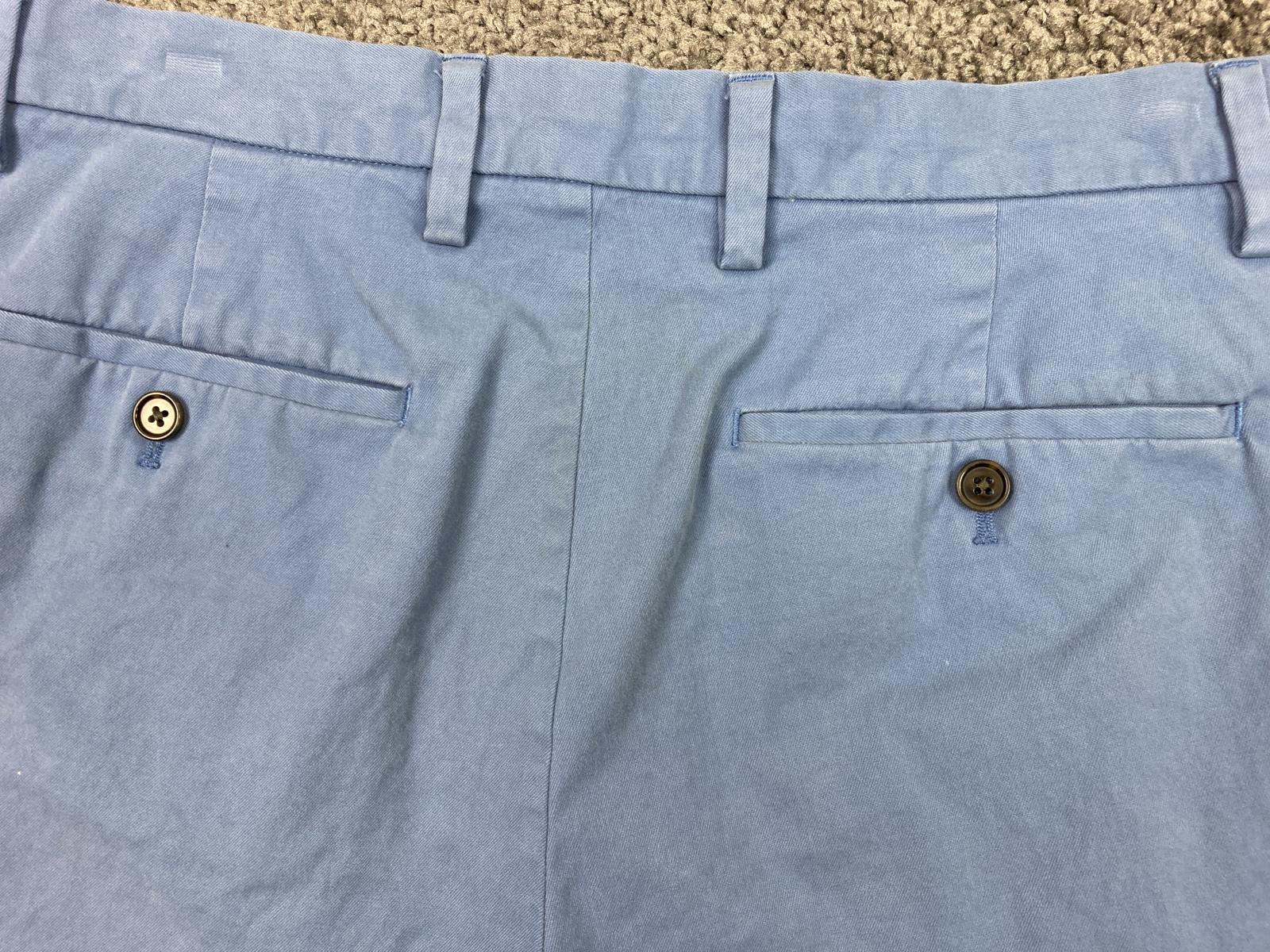 Banana Republic Aiden Men’s Shorts Size 32 Blue Stretch Chino Cotton