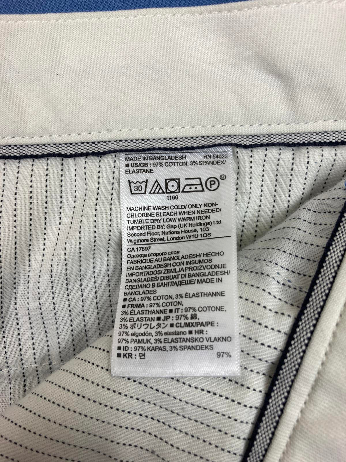 Banana Republic Aiden Men’s Shorts Size 32 Blue Stretch Chino Cotton