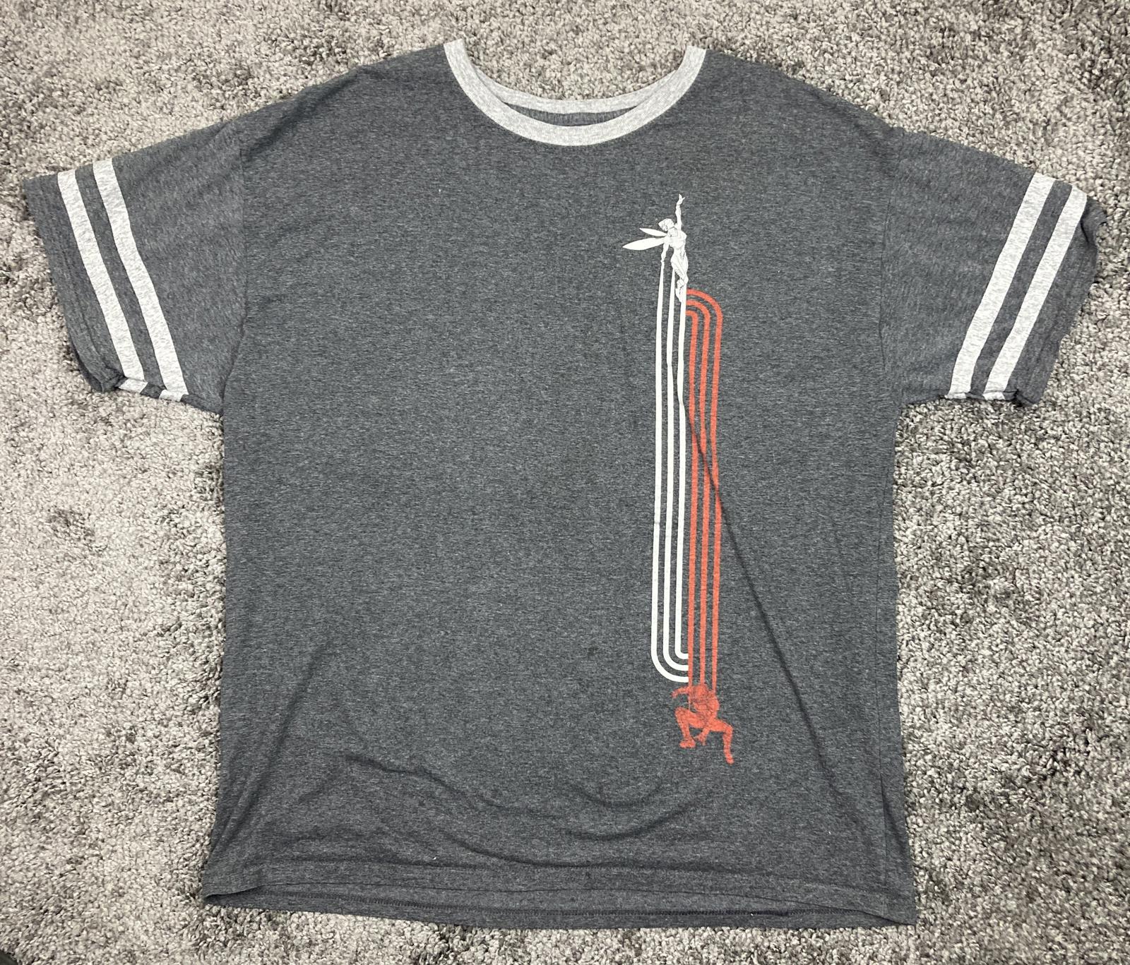 Marvel Lootwear Ant-Man and Wasp Ringer Tee Gray Size XL Limited Edition