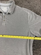 Tommy Bahama Shoreline Surf Polo Shirt Men's Gray Tencel Lyocell Sz XXL
