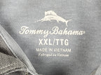Tommy Bahama Shoreline Surf Polo Shirt Men's Gray Tencel Lyocell Sz XXL