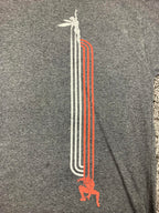 Marvel Lootwear Ant-Man and Wasp Ringer Tee Gray Size XL Limited Edition
