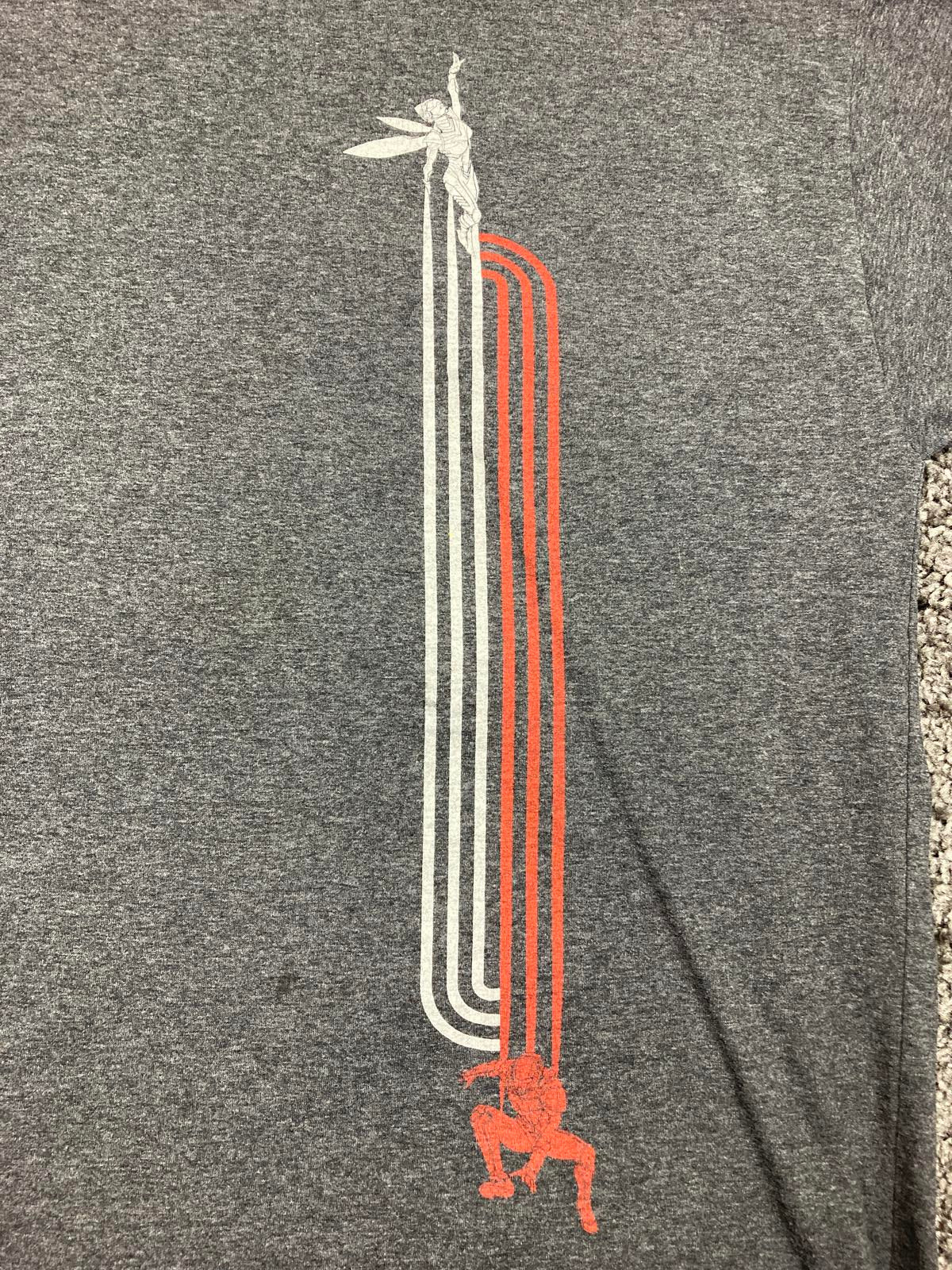 Marvel Lootwear Ant-Man and Wasp Ringer Tee Gray Size XL Limited Edition