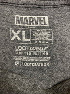 Marvel Lootwear Ant-Man and Wasp Ringer Tee Gray Size XL Limited Edition