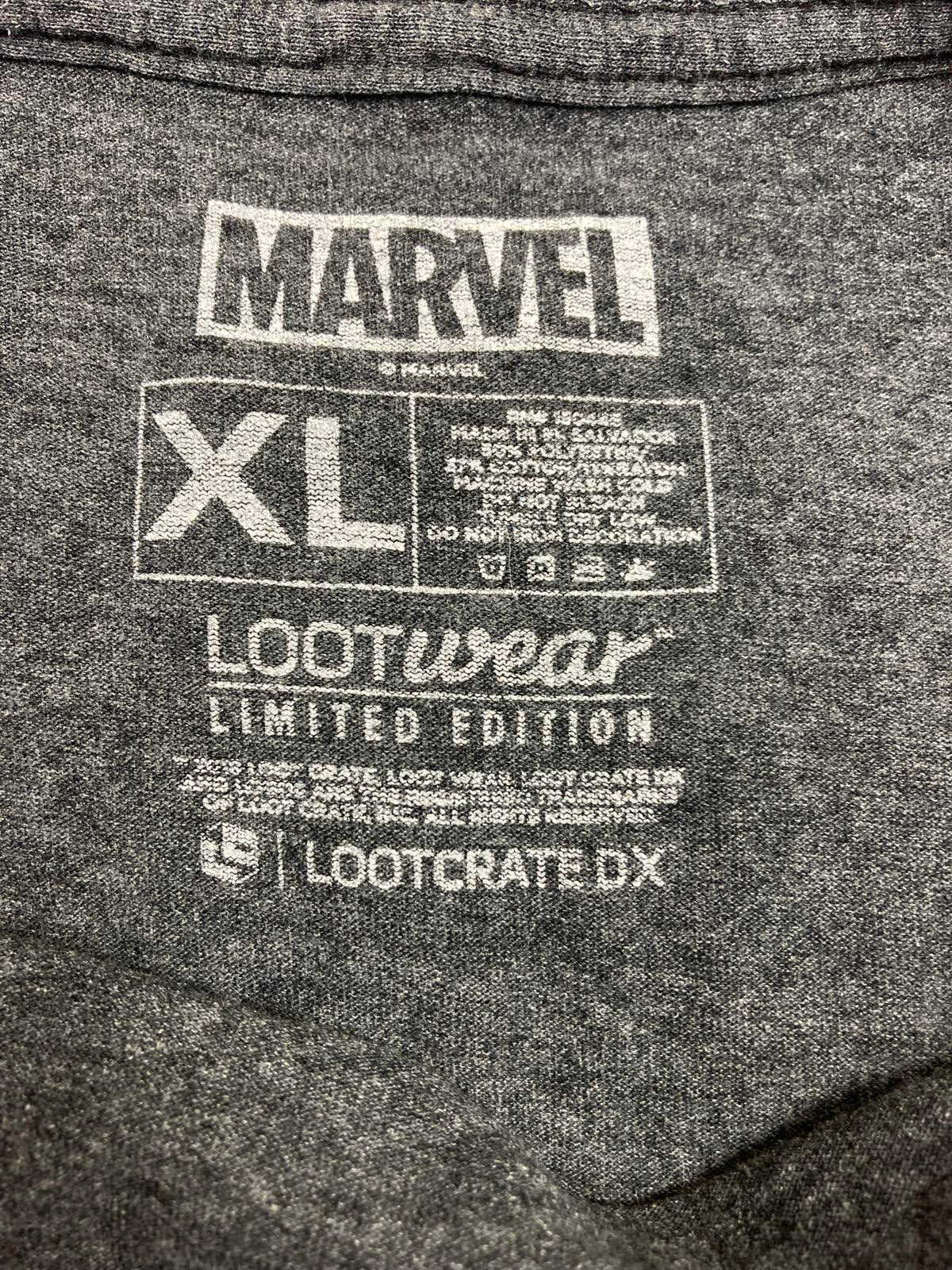 Marvel Lootwear Ant-Man and Wasp Ringer Tee Gray Size XL Limited Edition