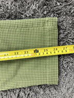 OBEY Straggler Houndstooth Flooded Pants Men Olive Green Stretch Chino Crop 30