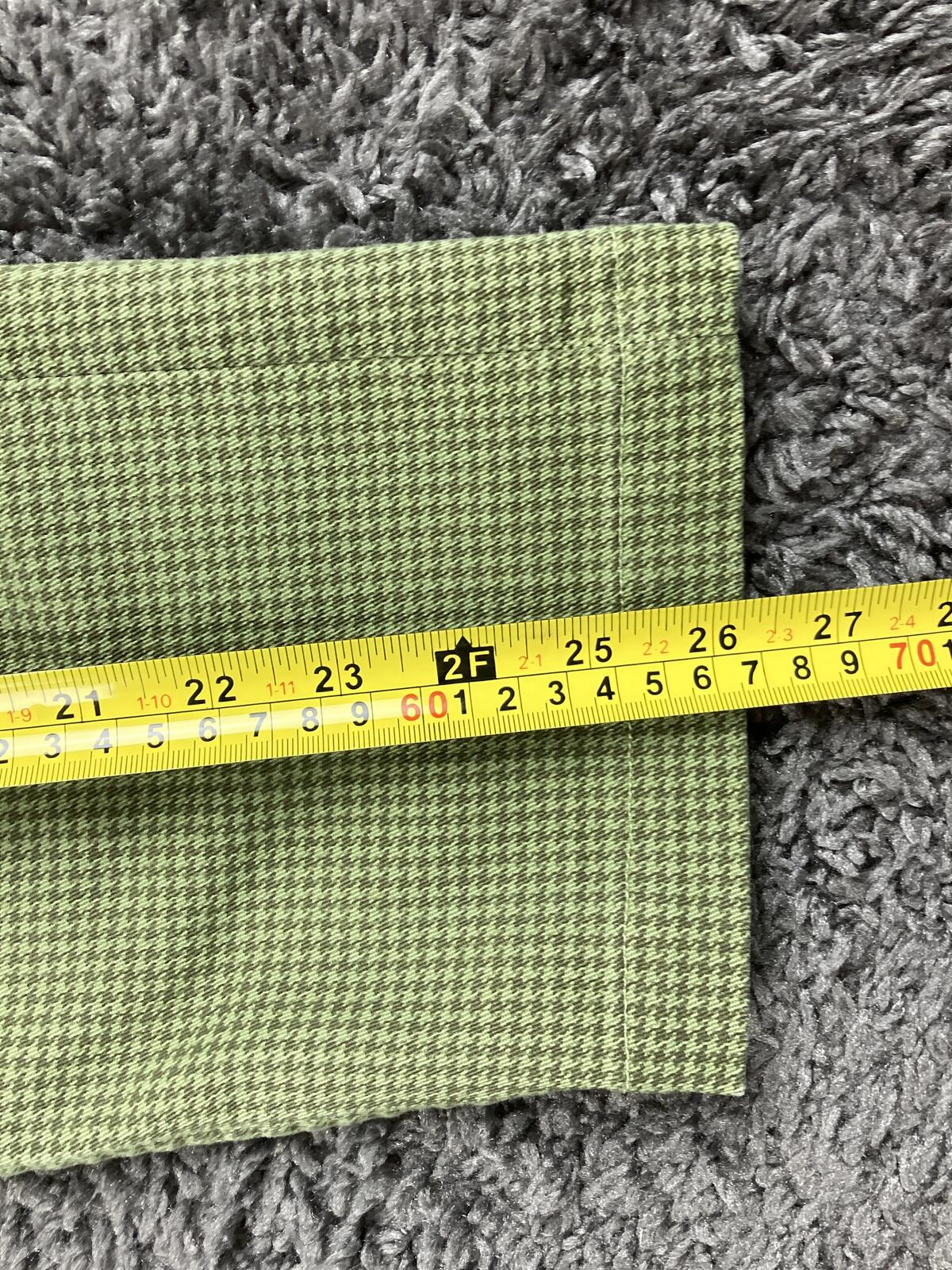 OBEY Straggler Houndstooth Flooded Pants Men Olive Green Stretch Chino Crop 30