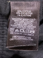 OBEY Straggler Houndstooth Flooded Pants Men Olive Green Stretch Chino Crop 30