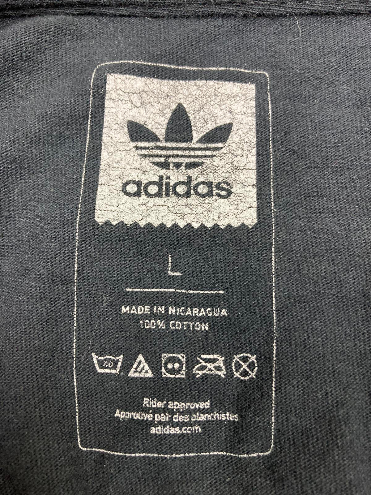 Adidas Originals Trefoil Cherry Blossom Graphic T-Shirt Black Men’s Size Large