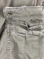American Eagle Men Slim Cargo Pants 36x30 Olive Green Flex Stretch Drawstring