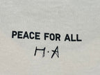 Uniqlo Peace For All Haruka Ayase Embroidered Graphic T-Shirt Pink Mens SzXL