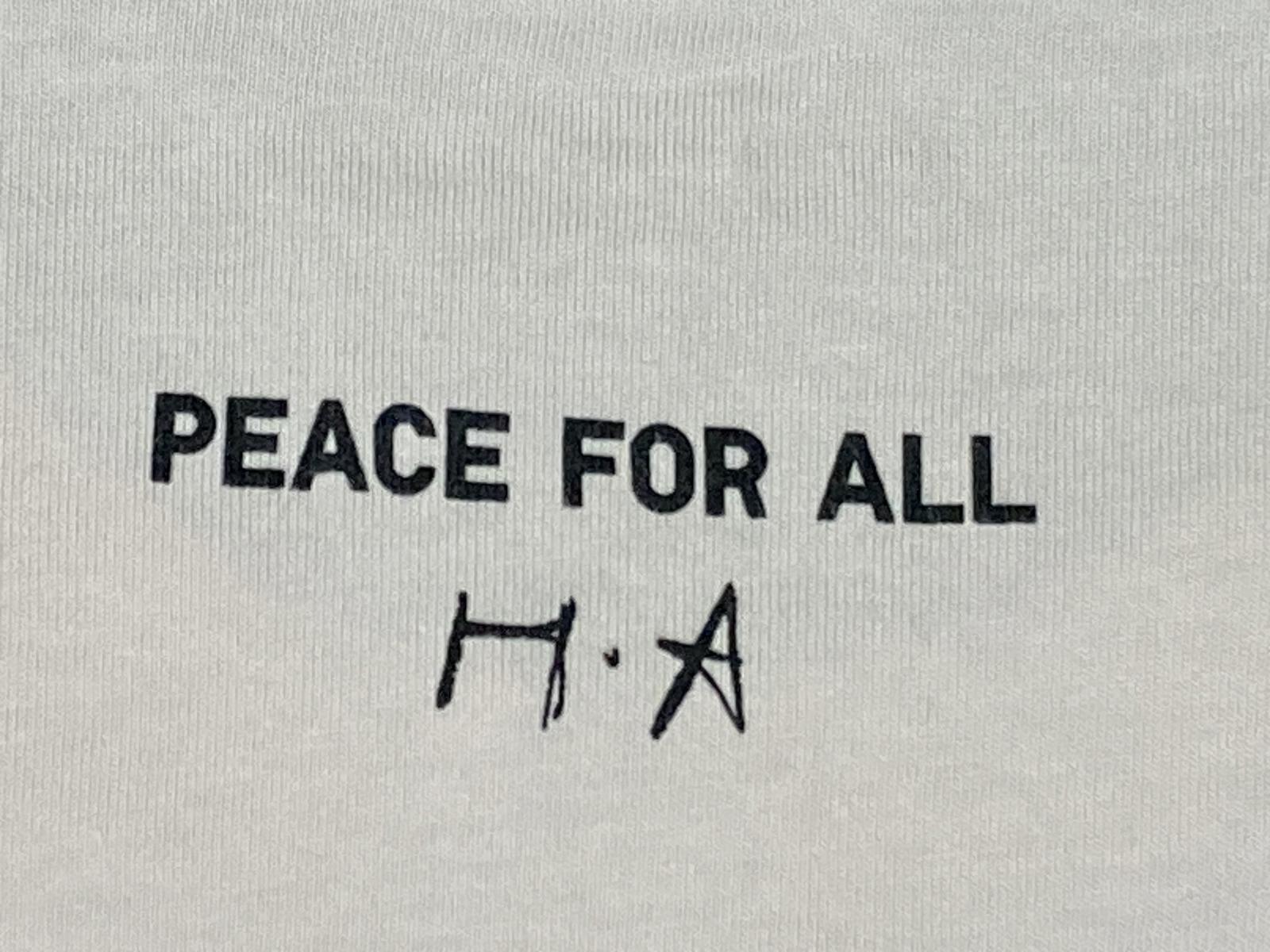Uniqlo Peace For All Haruka Ayase Embroidered Graphic T-Shirt Pink Mens SzXL