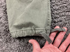 American Eagle Men Slim Cargo Pants 36x30 Olive Green Flex Stretch Drawstring