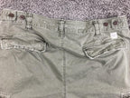 American Eagle Men Slim Cargo Pants 36x30 Olive Green Flex Stretch Drawstring