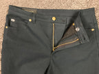 Escada Women’s Black Stretch Slim Straight Pants Size 6 (28x30)
