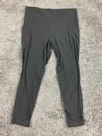 Athleta Salutation Stash Pocket 7/8 Tight Women's Black Leggings Sz Large