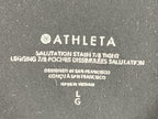 Athleta Salutation Stash Pocket 7/8 Tight Women's Black Leggings Sz Large