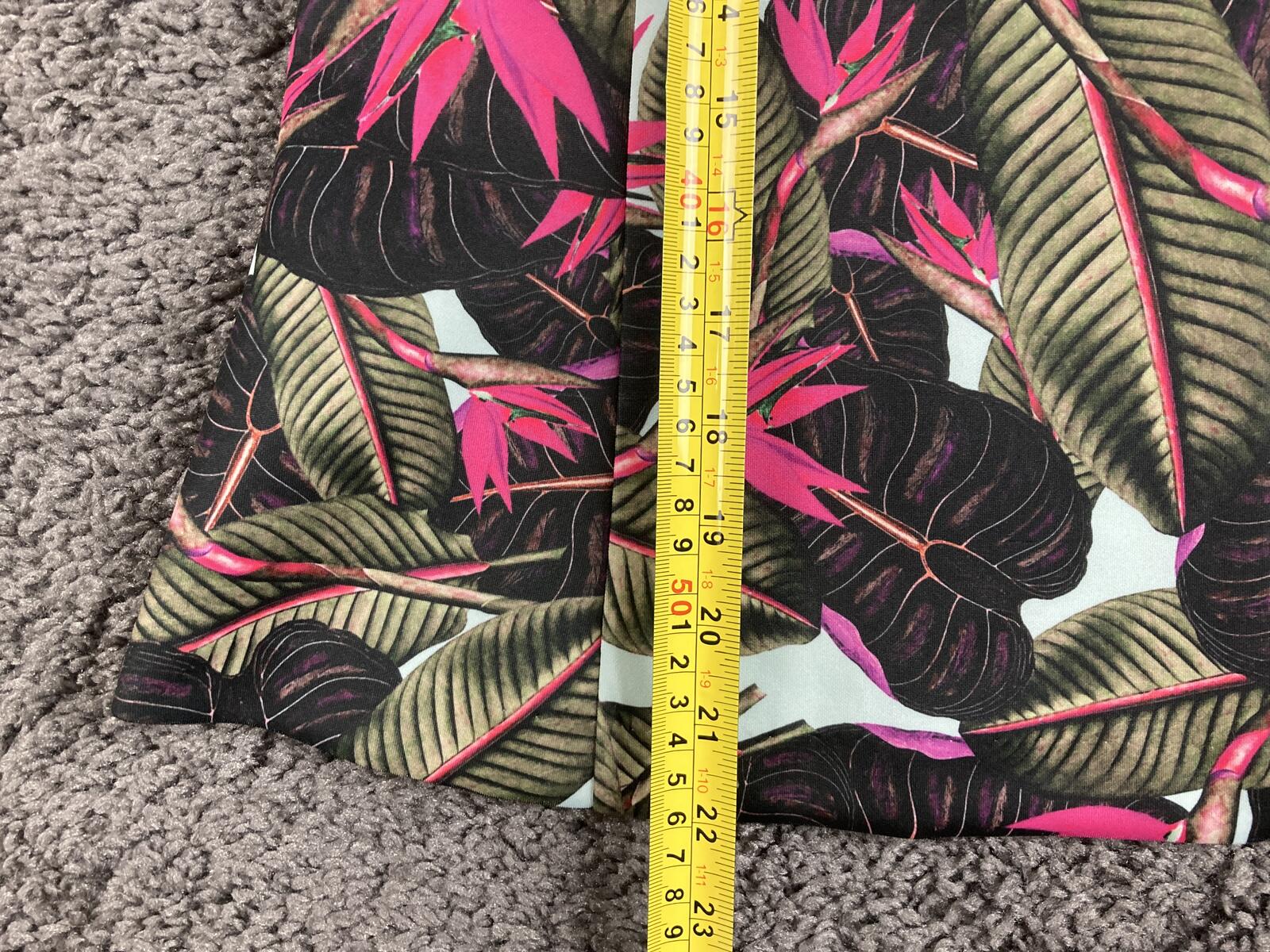 Alexia Admor Tropical Halter Top XS Pink Green Bird of Paradise Cami NWT