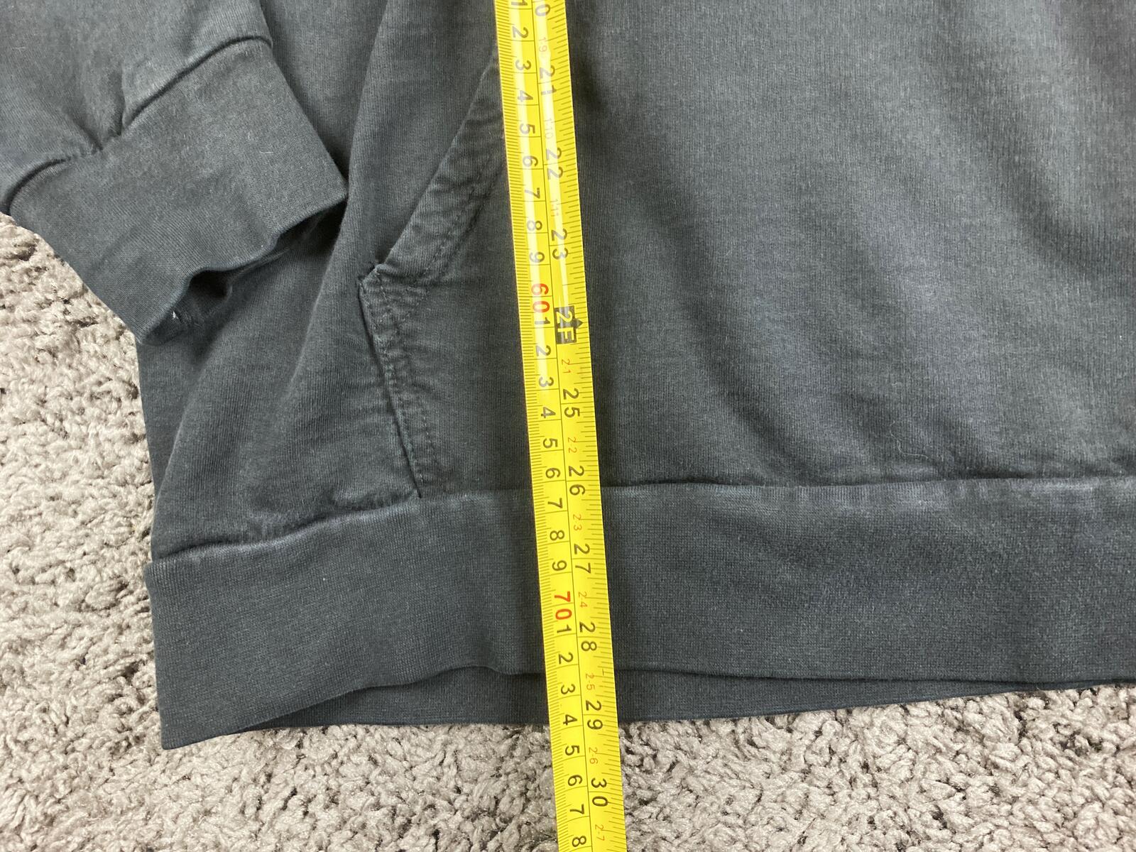 Quiksilver Hoodie Mens Black Cotton Graphic Sleeve Mountain Logo Sweatshirt XXL