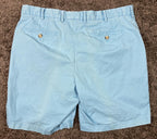 Peter Millar Men’s Size 38 Stretch Pima Cotton Chino Golf Shorts Light Blue Peru