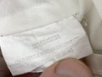 Saints Secrets White Ruffle Faux Wrap Mini Dress Striped Bridal Party XS