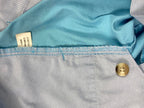 Peter Millar Men’s Size 38 Stretch Pima Cotton Chino Golf Shorts Light Blue Peru