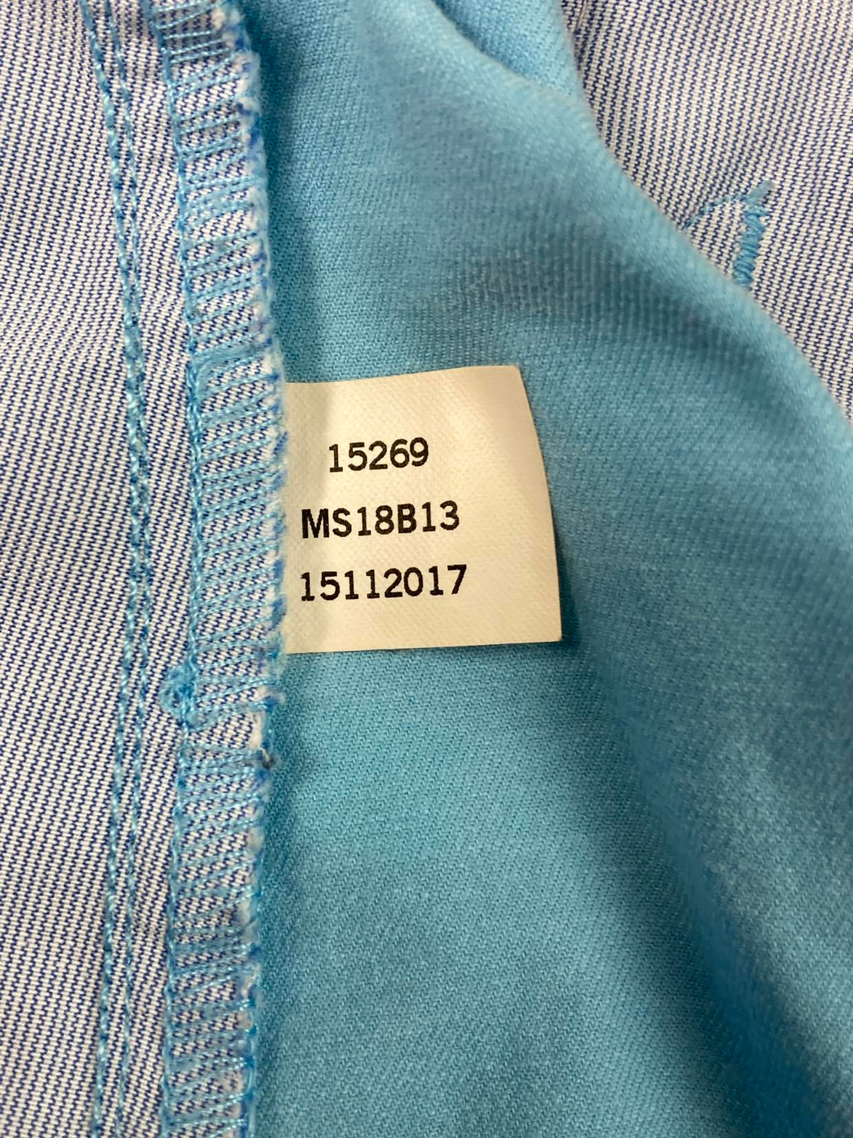 Peter Millar Men’s Size 38 Stretch Pima Cotton Chino Golf Shorts Light Blue Peru