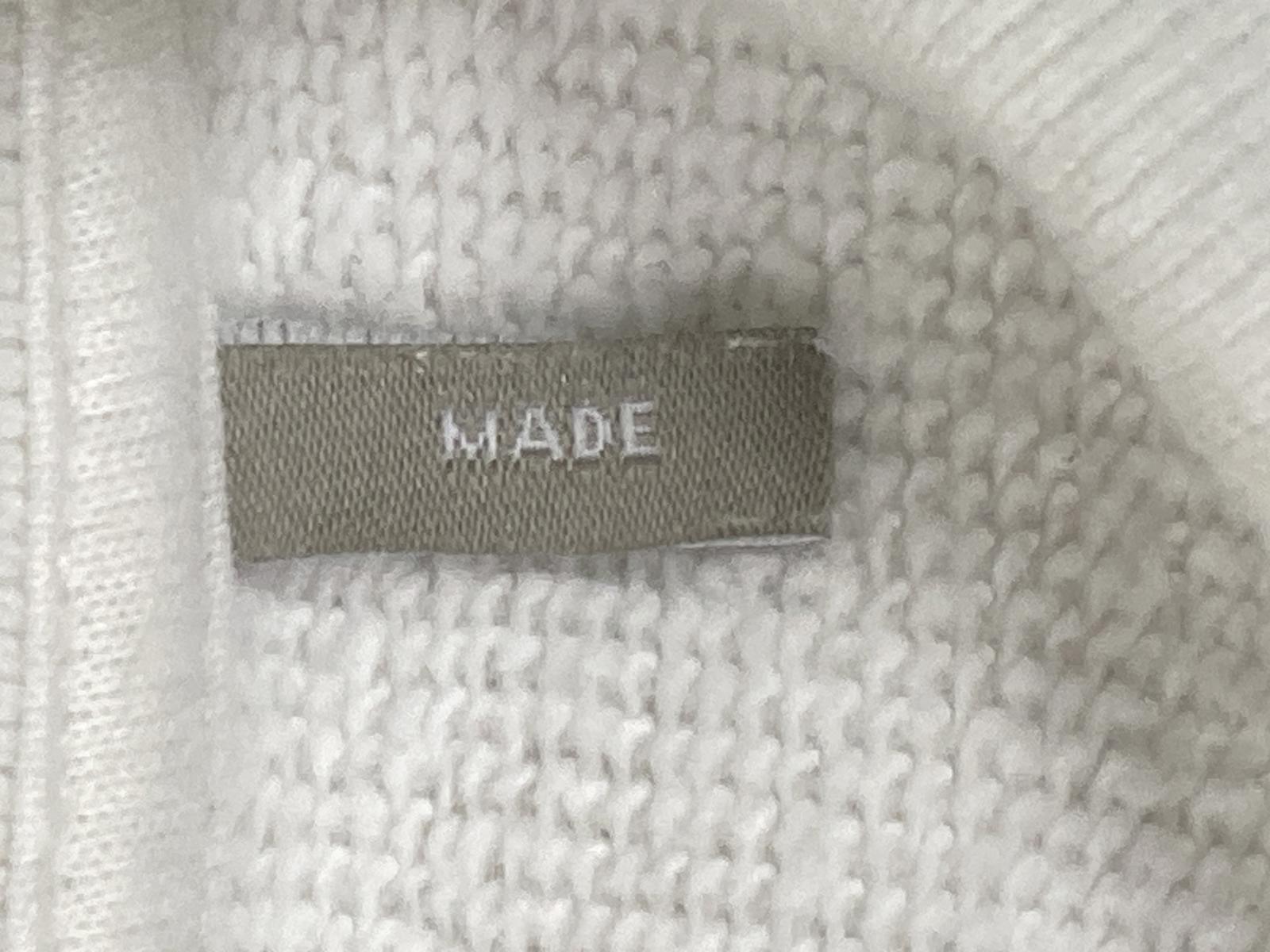 Kith Asher Serif Crewneck Fluorite White Cotton Sweatshirt Womens Size Small