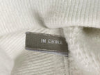 Kith Asher Serif Crewneck Fluorite White Cotton Sweatshirt Womens Size Small