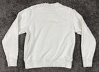 Kith Asher Serif Crewneck Fluorite White Cotton Sweatshirt Womens Size Small