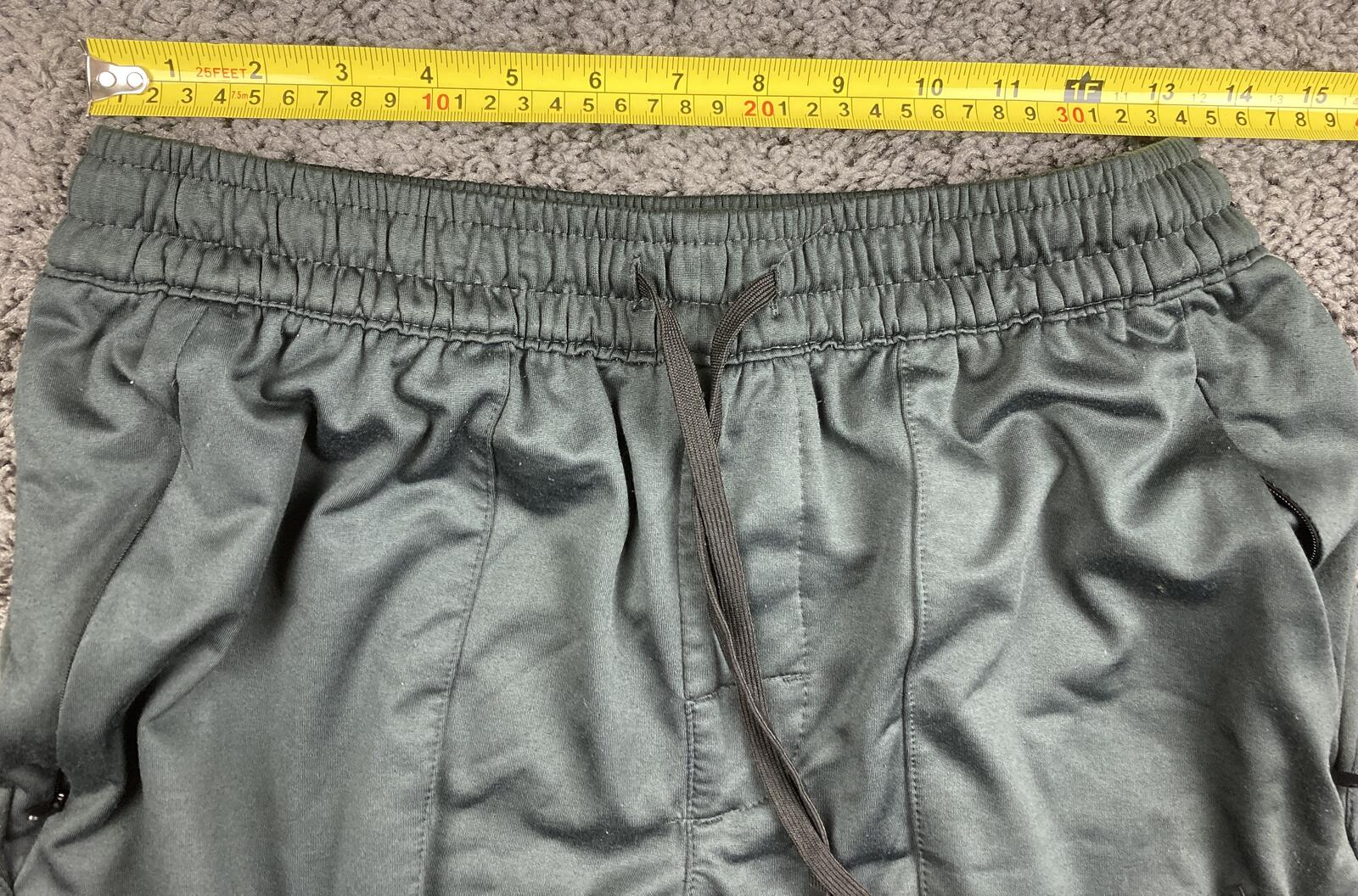 LEG3ND Mens Performance Joggers Gray Tapered Gym Activewear Sweatpants Size M
