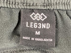 LEG3ND Mens Performance Joggers Gray Tapered Gym Activewear Sweatpants Size M