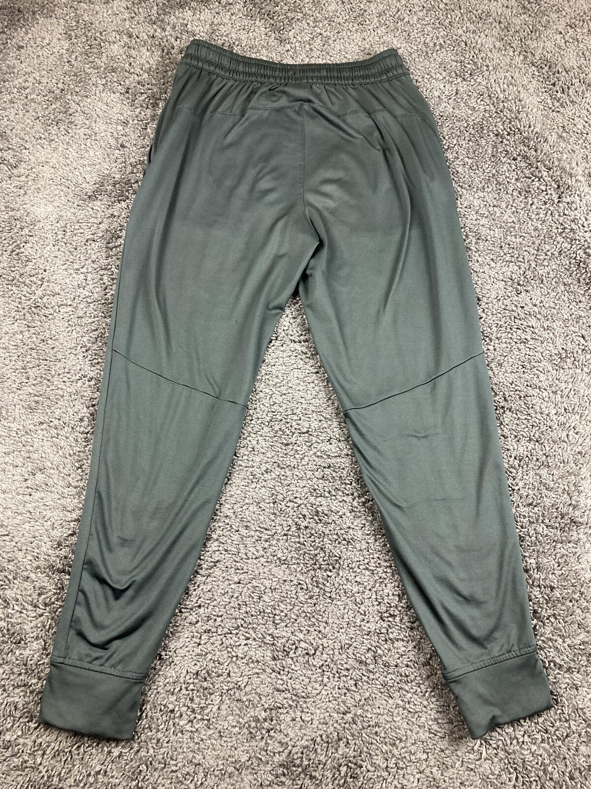LEG3ND Mens Performance Joggers Gray Tapered Gym Activewear Sweatpants Size M