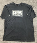 Crooks & Castles Black Bandana Paisley Box Logo T Shirt Men Sz XL Streetwear