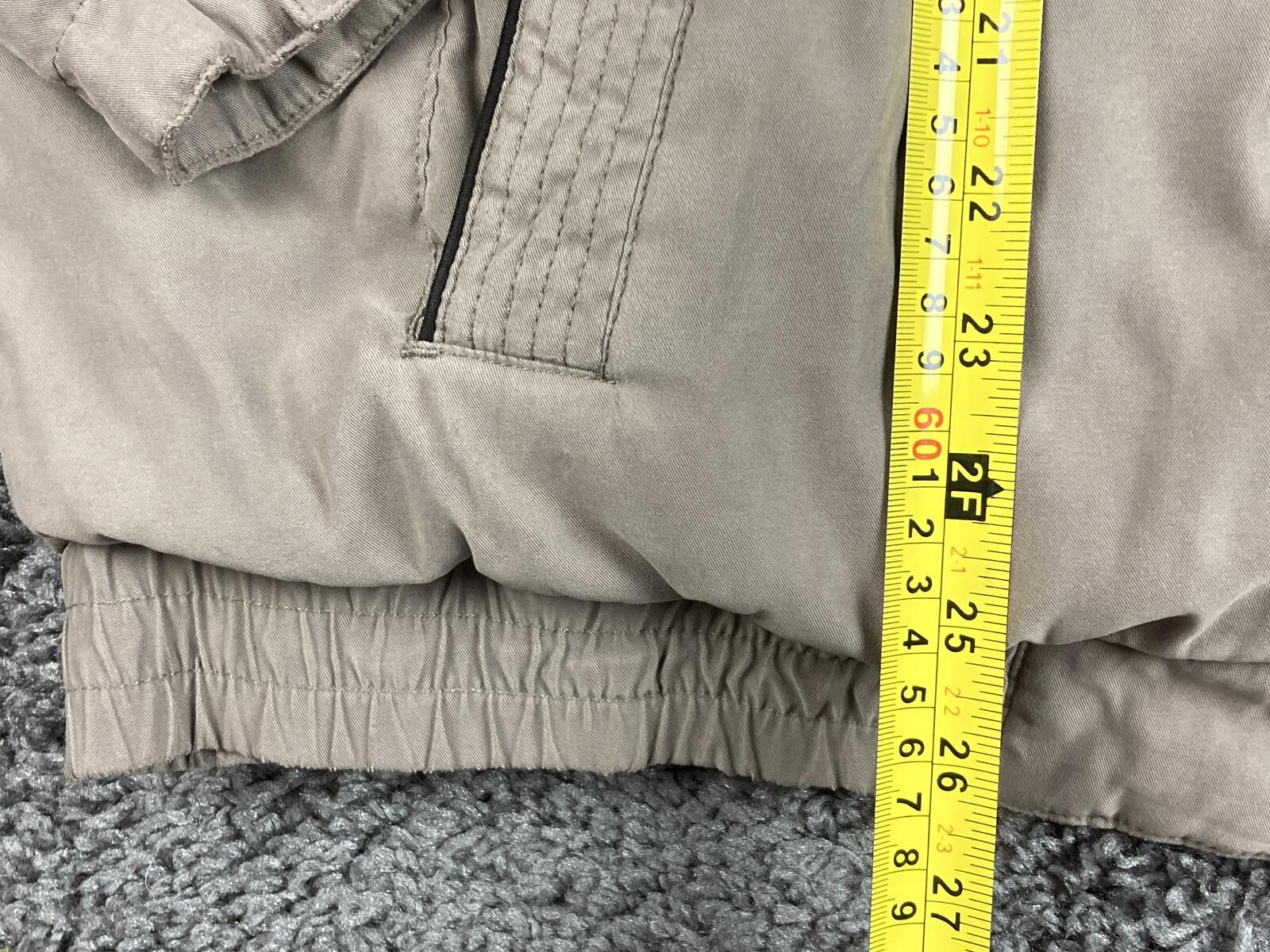 Weatherproof Mens Bomber Jacket Light Brown Full Zip Coat Sz XL