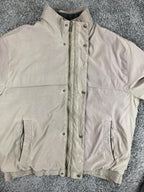 Weatherproof Mens Bomber Jacket Light Brown Full Zip Coat Sz XL