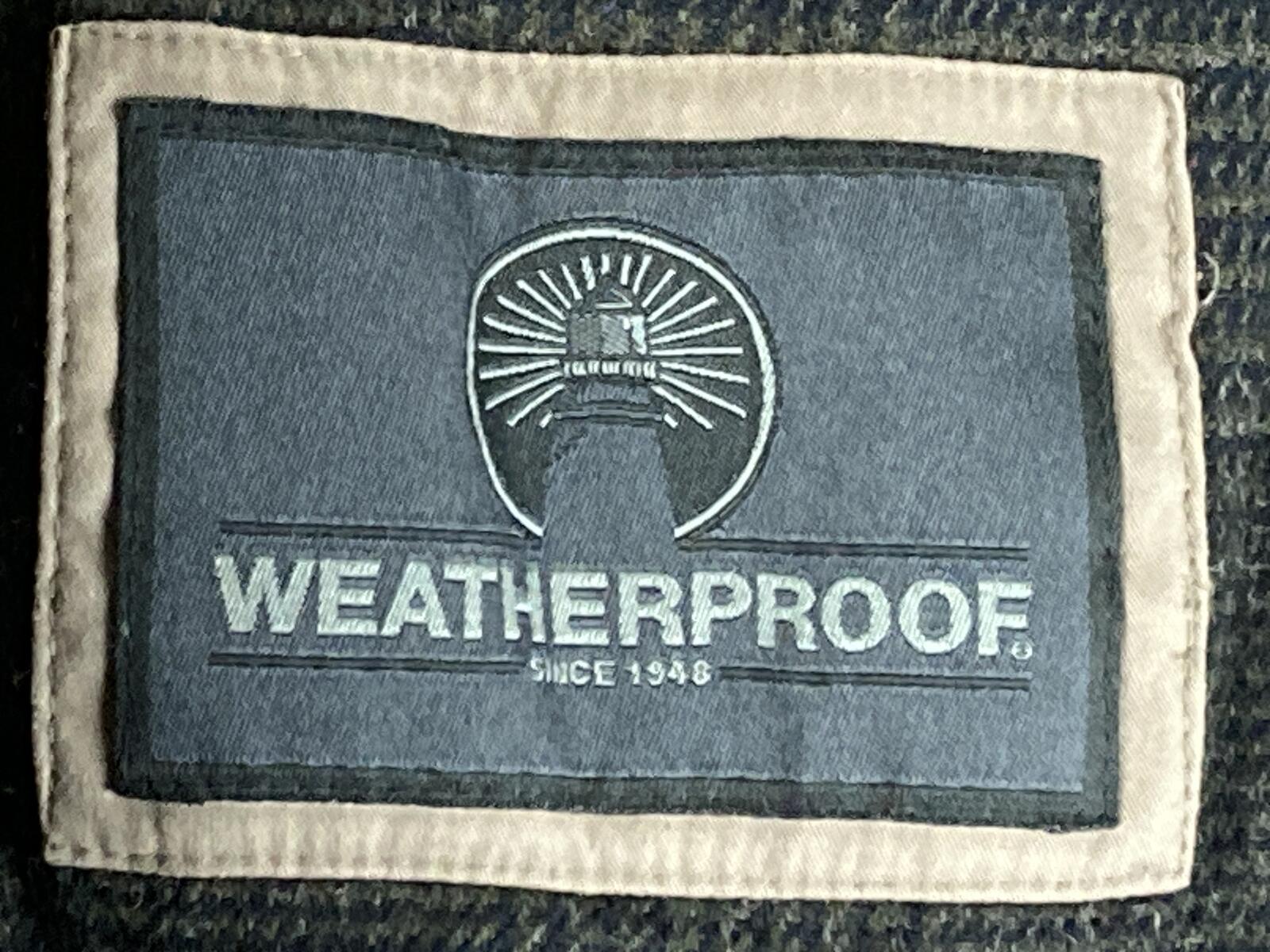 Weatherproof Mens Bomber Jacket Light Brown Full Zip Coat Sz XL