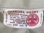 Vintage Boy Scouts of America BSA Short Sleeve Uniform Shirt Khaki Sz Small