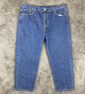 Levi’s 550 Men’s Jeans Relaxed Tapered Blue Denim 100% Cotton Sz 44x30