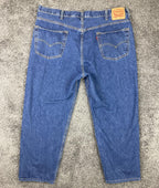 Levi’s 550 Men’s Jeans Relaxed Tapered Blue Denim 100% Cotton Sz 44x30