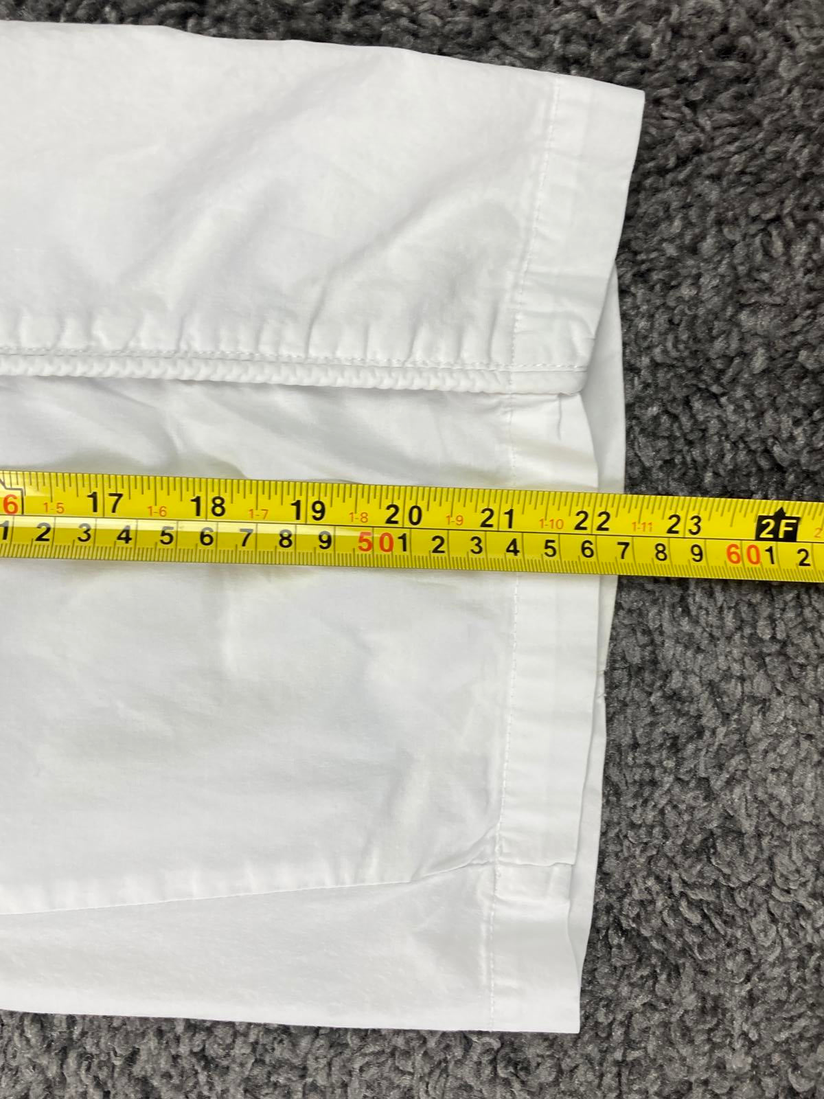 XCVI White Cargo Capri Pants Drawstring Zip Pockets Stretch Sz XL